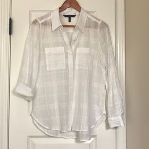 White House Black Market Shirt, Sz 6